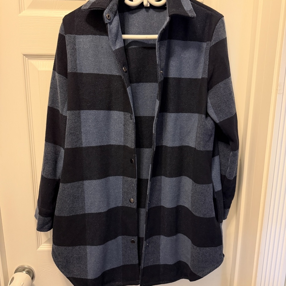 Steve Madden Blue and Black Utility Jacket